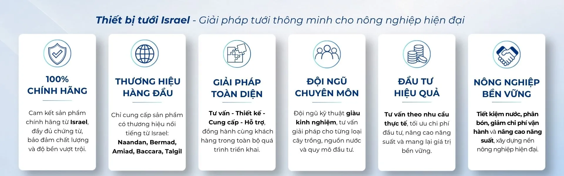 Thiết bị tưới Israel