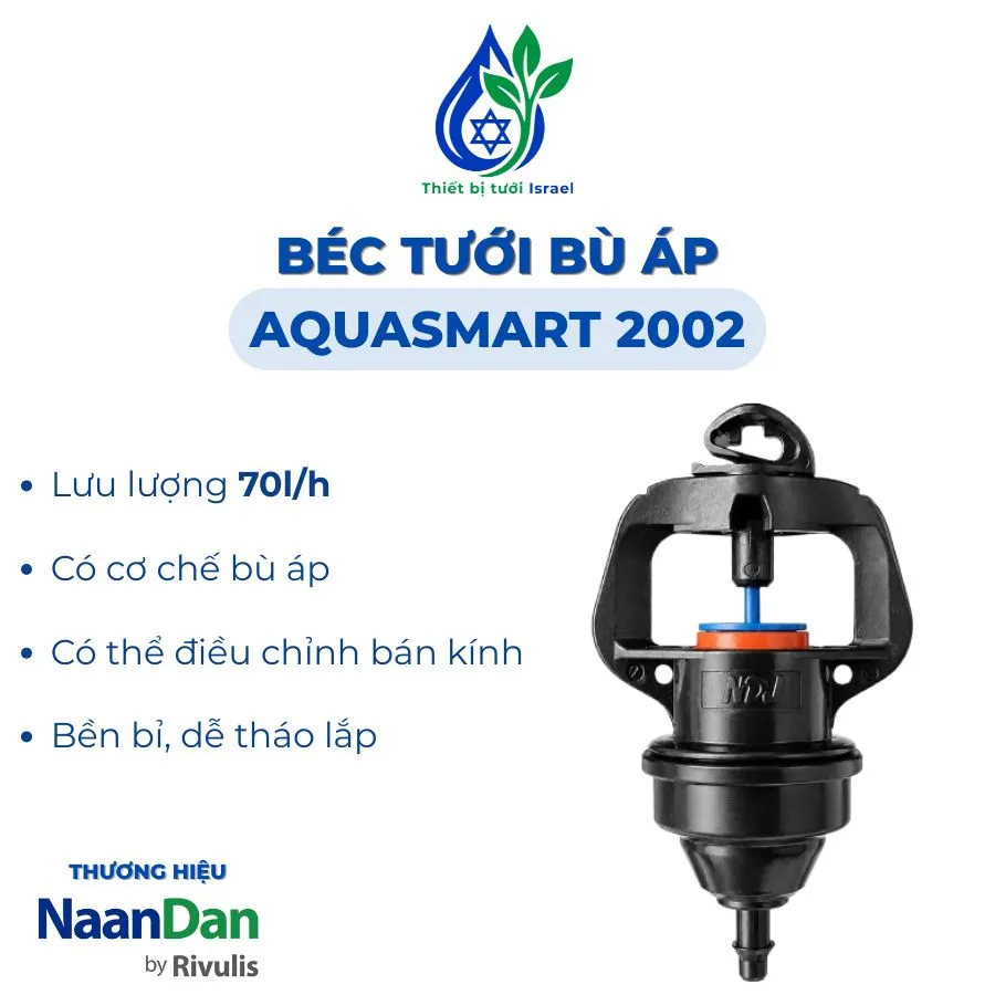 Béc tưới NaanDan Aquasmart 2002 70l/h