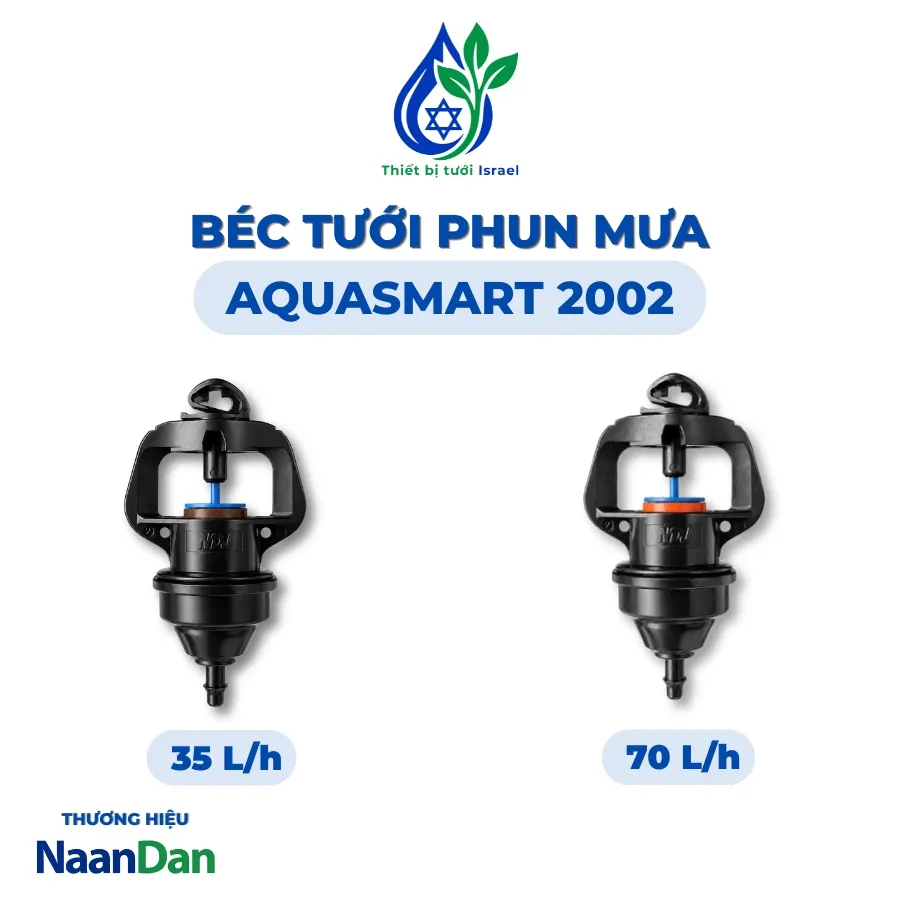 Béc tưới phun mưa bù áp Aquasmart 2002