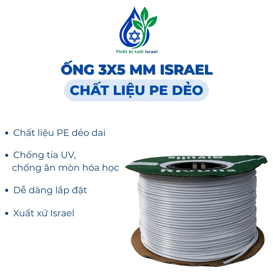 Ống 3/5, chất liệu PE dẻo