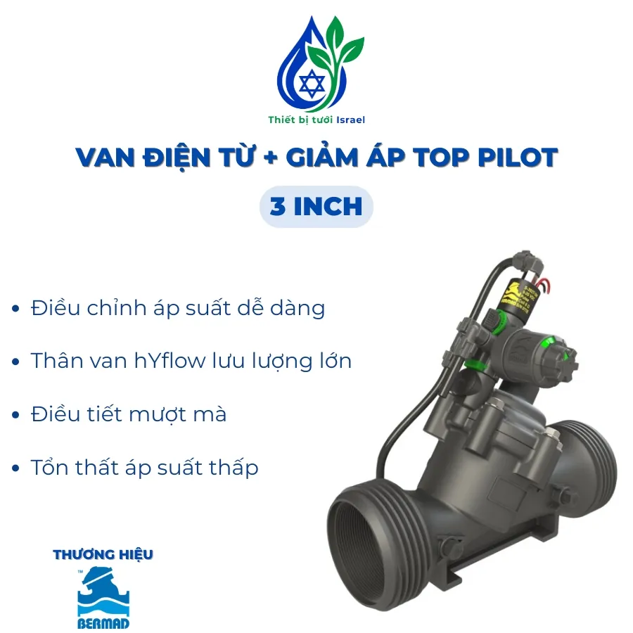 Van điện từ + giảm áp Top Pilot