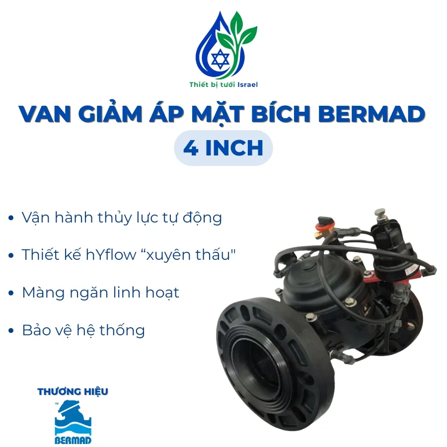 Van điều khiển giảm áp mặt bích Bermad 4