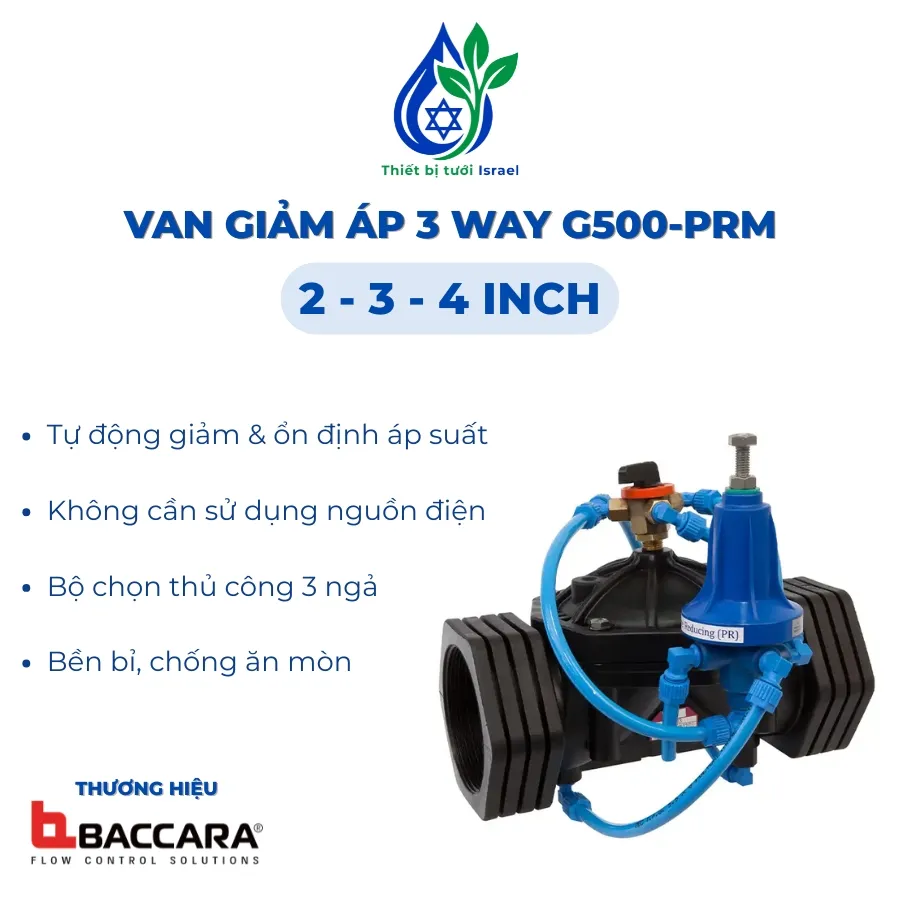 Van giảm áp 3 way G500-PRM