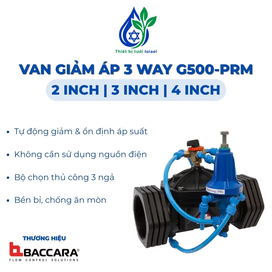 Van giảm áp 3 way G500-PRM