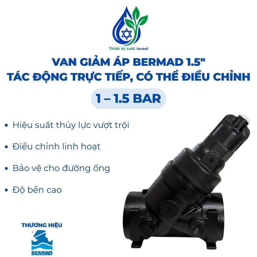 Van giảm áp trực tiếp Bermad 1.5