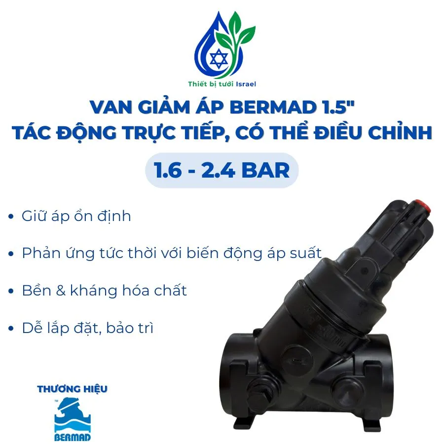 Van giảm áp trực tiếp Bermad 1.5