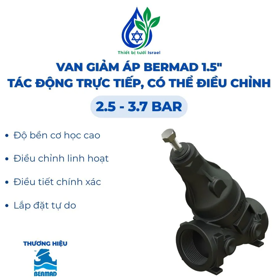 Van giảm áp trực tiếp Bermad 1.5