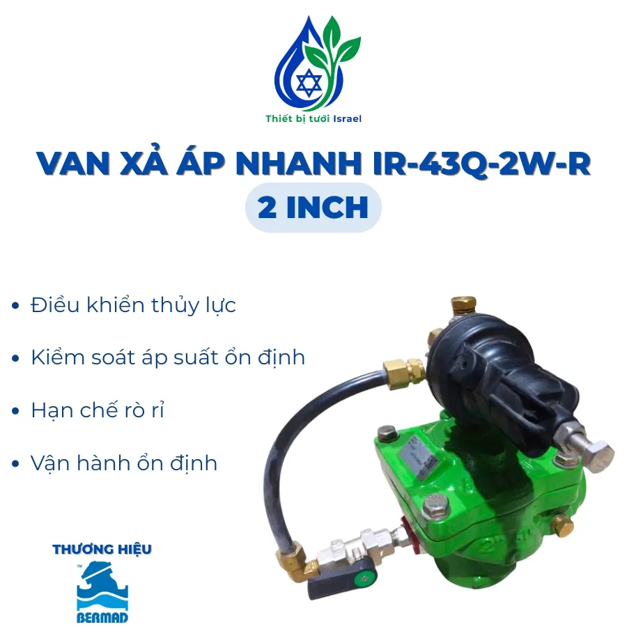 Van xả áp nhanh IR-43Q-2W-R